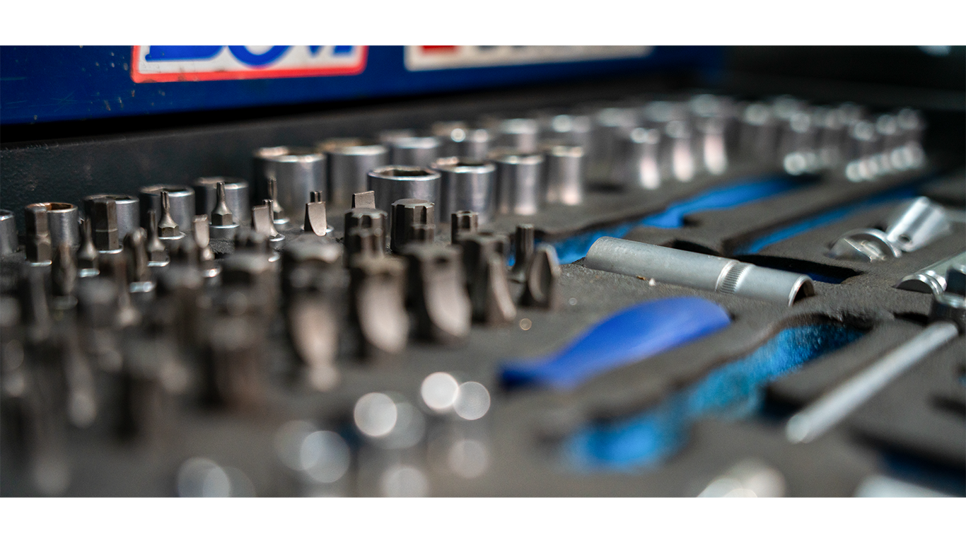 Werkstatt und Motordetail